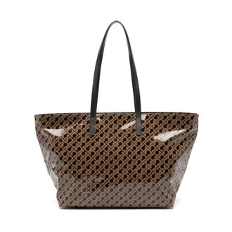 Gherardini Tote Bags, female, Brown, Size: ONE SIZE Softy Glossy Backpack
