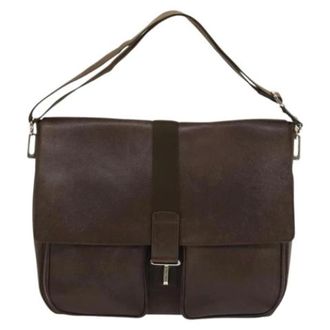 Bulgari Tweedehands leren schoudertassen - Dames - Pre-owned - Bruin - Maat: ONE Size Leer