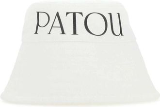 Patou Stijlvolle witte canvas hoed - Dames - Hoeden - Wit - S - Accessoires