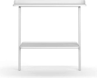 HERDASA Herdasa - Recibidor Modelo 787 Acabado Blanco, 87.5 Cm (alto) X 111 Cm (ancho) X 31 Cm (prof.)