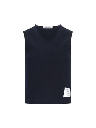 Thom Browne Logo T-Shirt - Blue