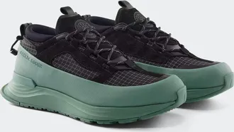 Canada Goose Chaussures de sport Glacier Trail en fibre Dyneema pour femmes (Femmes, Black/Washed Green, US 8.5)