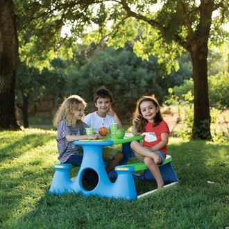 vidaXL Vidaxl - Panca da Picnic per Bambini 89,5x84,5x48 cm in Polipropilene