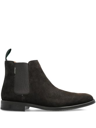 Paul Smith Stivali Chelsea con inserti - Marrone