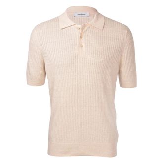 Gran Sasso Ecru Polo Shirt Stylish Model