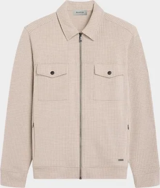 Bugatchi Men & apos;s Houndstooth Full-Zip Jacket