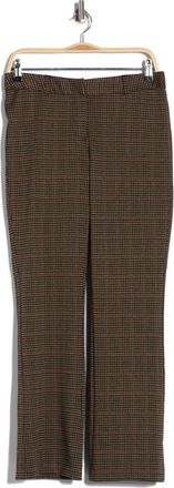 Amanda + Chelsea Houndstooth Check Pants in Black/Red Camel at Nordstrom Rack, Size 2P