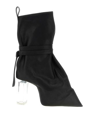 Rick Owens Tied Taco Kiss Ankle Boots