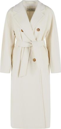 Max Mara Madame Virgin Wool And White Cashmere Coat