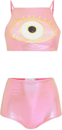 Brigitte Bikini Eye Carnaval/Festival - Rosa