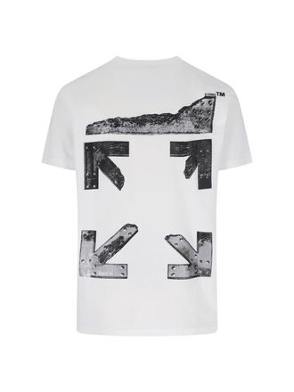 Off-white Mens T-Shirts And Polos White Cotton