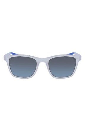 Nike 53mm Stint Rectangle Sunglasses in Clear-Rcr Blue-Grad at Nordstrom Rack