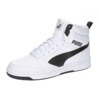 Puma Puma Unisex Adults Rebound V6 Sneakers, Puma White-Puma Black, 10.5 UK