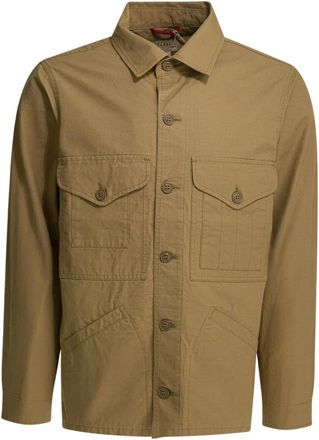 Manifattura Ceccarelli Cotton Twill Field Jacket - Heren - Zomerjassen - Beige - 2XS - Katoen - Jassen