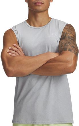 Under Armour Vanish Energy Performance Sleeveless Top in Mod Gray Light Heather at Nordstrom, Size Xxx-Large