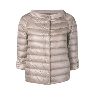 Herno Down Jackets, female, Beige, Size: 2XS Outerwear Herno