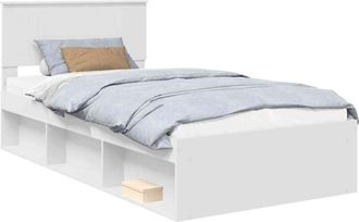 vidaXL Estructura De Cama 100 X 200 Cm Madera De Pino Macizo Vidaxl