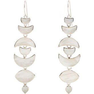 Freya Rose Warrioress Moon Drops in Silver at Nordstrom