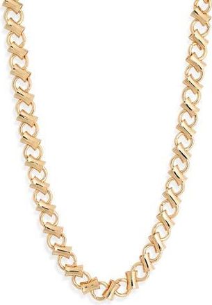 Leith Bar & Link Chain Necklace in Gold at Nordstrom Rack