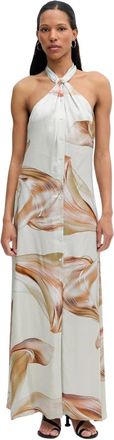 Isabelle Blanche Halter Maxi Jurk - Dames - Maxi kleedjes - Veelkleurig - XS - Kleedjes