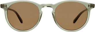 Garrett Leight CARLTON SUN JUN/MAG Mens Sunglasses Green Size 47