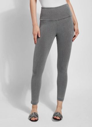 Lyss&eacute; Denim Legging In Mid Grey