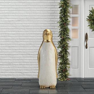 Frontgate Regal Penguin - Frontgate - Outdoor Christmas Decor