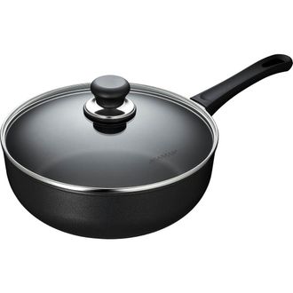 Scanpan Classic 4 Quart Deep Saute Pan With Lid, 10.25-Inch in Black at Nordstrom