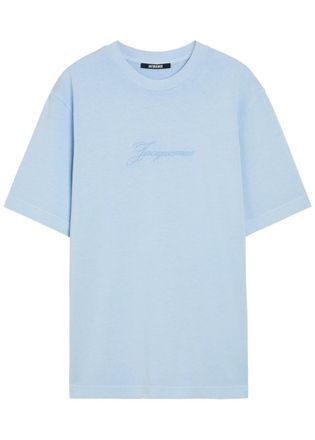 Jacquemus Le Tshirt Pigmento Cotton T-shirt - Blue - XL
