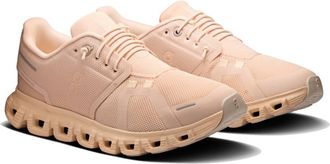 On Womens Cloud 6 Running Shoe In Sand/sand