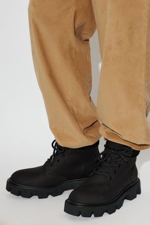 Moncler Peak City Trekking Boots, Mens, Black