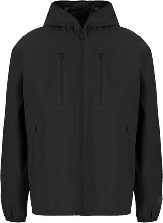 Save The Duck Cropped Black Jacket with High Collar