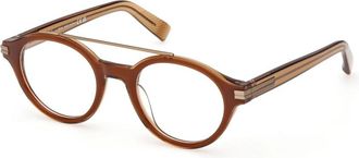 Ermenegildo Zegna Brillen - Heren - Brillen - Bruin - 50 MM - Accessoires
