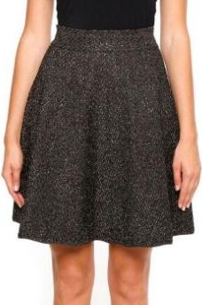 Antonino Valenti Metallic A-Line Skirt Size S