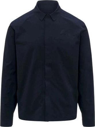 K-Way T-shirts - Heren - Casual Overhemden - Blauw - M - Polyester - Overhemden