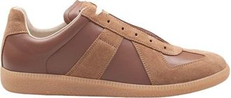 Maison Margiela Suede And Leather Sneakers