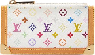 Louis Vuitton Blanc Multi-Color Pvc Leather Coin Purse/Coin Case (Pre-Owned)