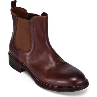 OLD TREND Heritage Genuine Leather Hand Finished Chelsea Boot in Coffee at Nordstrom, Size 5.5