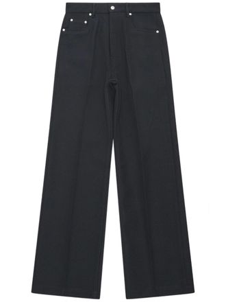 Rick Owens Geth High-Waist Wide-Leg Denim Jeans