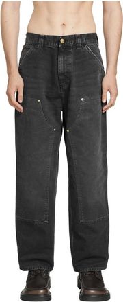Carhartt Work in Progress Hombre, Vaqueros, Negro, Talla: S