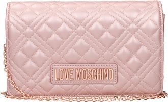 Love Moschino Ik hou van Moschino Damess Polyurethaan Tas Roze/Stoffig Roze