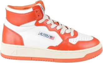 Autry High-Top Sneakers In White Leather
