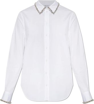 Alexander McQueen Dames, Blouses & Shirts, Wit, Maat: XS Katoen