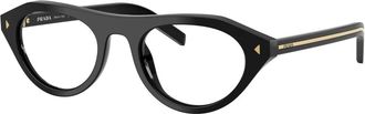 Prada PR B15S Zonnebril - unisex - Brillen - Zwart - 51 MM - Accessoires