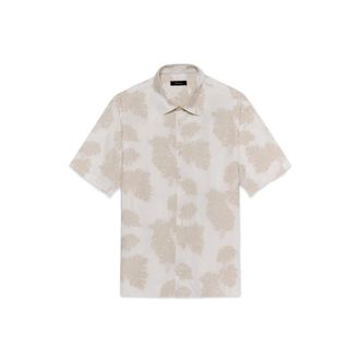 Matinique Short Sleeve Hemden - Heren - Overhemden - Beige - Maat: S