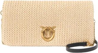 Pinko Mujer, Bolsos, Beige, Talla: ONE Size