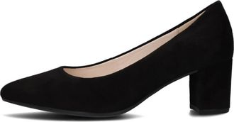 Gabor Schoenen, Dames, Zwart, 38 1/2 EU, Su&egrave;de, Zwarte Su&egrave;de Blokhak Pump