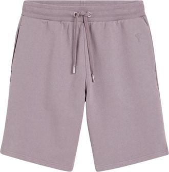 Ami Ami de Coeur Short - Heren - Korte Broeken - Paars - M - Katoen - Korte Broeken