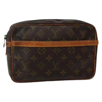 Louis Vuitton Clutch in tela Pre-owned - - Pre-owned - Donna - Marrone - ONE SIZE