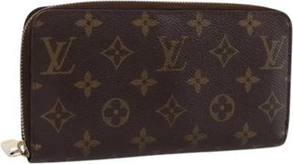 Louis Vuitton Pre-owned Long Wallet - Dames - Vintage Accessoires - Bruin - ONE Size - Vintage